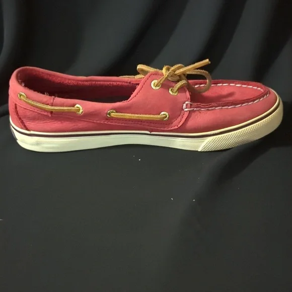 Sperry topsiders, red, size 8. Excellent condition. - Picture 8 of 11
